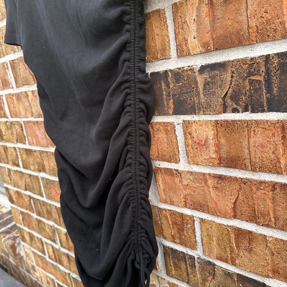 Zara Black Mock Neck Bodycon Mini Dress - Picture 4 of 7